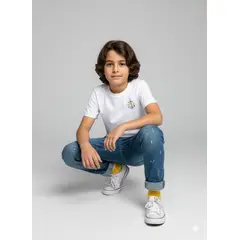 FUNZEE - Polo 100% Algodón Jersey 200gr para Niño