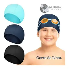 GENERICO - ARTICULOS DE NATACIÓN NIÑO LENTES UV PROTECCIÓN + GORRO LICRA