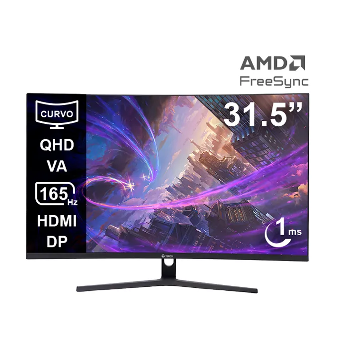 Monitor Curvo GaminTeros TE-3217G 31.5" QHD (2560x1440) 165 Hz 1ms