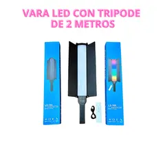 GENERICO - LAMPARA DE LUZ LED CON CONTROL REMOTO Y TRIPODE DE 2METROS