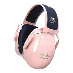GENERICO - Audífonos Antiruido Orejeras Niño Grande Joven y Adulto - Rosa Safebuilder