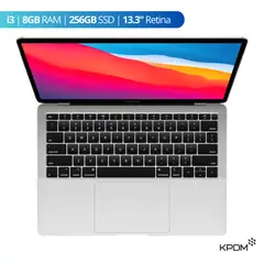 APPLE - Laptop MacBook Air 2020 i3 13.3" 8GB 256GB TouchID Seminuevo Plateado Grado A