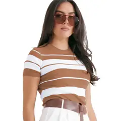 GENERICO - Polo Mujer Hilo New Ecoshoping 359G-17 Color Beige