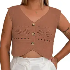 GENERICO - Sueter Mujer Hilo Tacto 352G-15 Color Beige