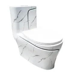 FRATELLI - INODORO ONE PIECE MINIMALISTA MARMOLEADO BLANCO