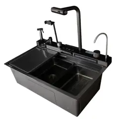 FRATELLI - LAVADERO MULTIFUNCIONAL POSEIDON NEGRO