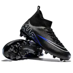 DANWEILE - Zapatos deportivos duraderos para hombre zapatos de fútbol Negro