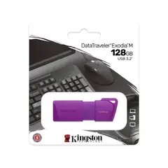 KINGSTON - MEMORIA 128GB DTXM USB 32 USB - A MORADO PN KC-U2L128-7LP