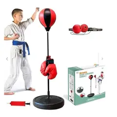 GENERICO - Juego De Saco De Boxeo Y Guantes De Boxeo Niños