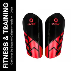 GENERICO - Canilleras De Deporte Celeste y Verde M - Orbit