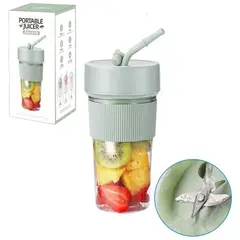 GENERICO - Vaso con Sorbete Mini Licuadora Batidor Portátil Recargable