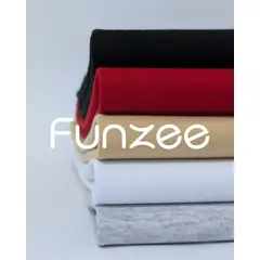 FUNZEE - Pack de 5 Polos 100% Algodón Jersey 200gr para Niño