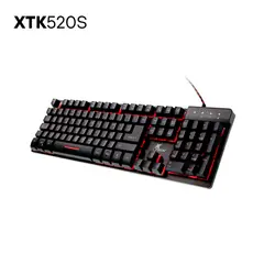 XTECH - Teclado Gamer Revenger XTK-520S con USB e iluminación