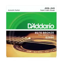 D ADDARIO - Set Cuerdas D´addario Ez890 Bronce Guitarra Acustica
