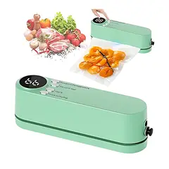 GENERICO - Mini Selladora de Alimentos al Vacío Portátil