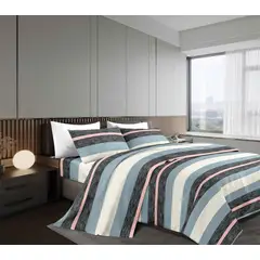 GOLDSUN - JUEGO DE SÁBANAS 4 PIEZAS 1800 HILOS 2 PLAZAS