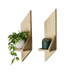 GENERICO - PORTA MACETA ESMERALDA ACABADO NATURAL