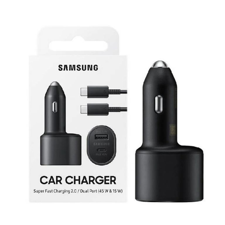 Cargador Auto Súper Fast Charging 2.0 45W Negro