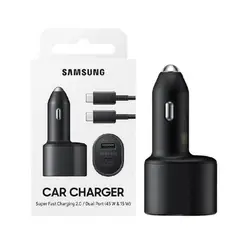 SAMSUNG - Cargador Auto Súper Fast Charging 2.0 45W Negro