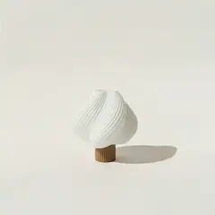 GENERICO - Lámpara SugarLush de impresión 3D Blanco y marrón