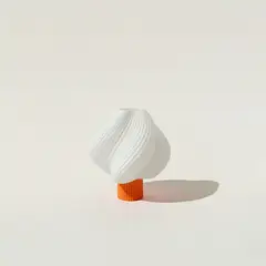 GENERICO - Lámpara SugarLush de impresión 3D Blanco y anaranjado