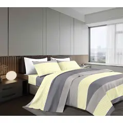 GOLDSUN - JUEGO DE SÁBANAS 4 PIEZAS 1800 HILOS QUEEN