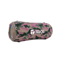 TEROS - Parlante Ultra TE-6046M Bluetooth 53 RGB TWS - Diseño Camufl