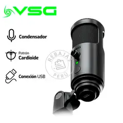 VSG - Micrófono Omkara USB-C Condensador Cardioide con Trípode