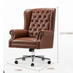 MOBILIARI - SILLA GERENCIA GIRATORIA OUTLET CYBER MOBILIAR CAVALIERO MARRON