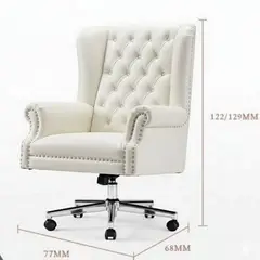 MOBILIARI - SILLA GERENCIA GIRATORIA OUTLET CYBER MOBILIAR CAVALIERO BLANCO