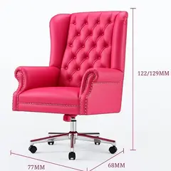 MOBILIARI - SILLA GERENCIA GIRATORIA OUTLET CYBER MOBILIAR CAVALIERO FUCSIA
