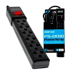 FORZA - Supresor De Picos Regleta De 6 Tomas Fps-001b