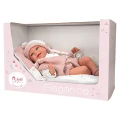MUÑECAS REBORN - Muñeco de Peso Elegance 40 cm con Cojín 60886
