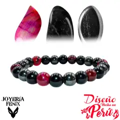 JOYERIA FENIX - Pulsera Triple Protección Turmalina - Joyería Fenix