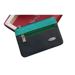 PERRY JHAN - Juvenil Monedero de Cuero para Mujer