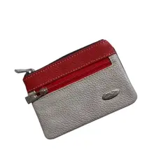 PERRY JHAN - Juvenil Monedero de Cuero para Mujer