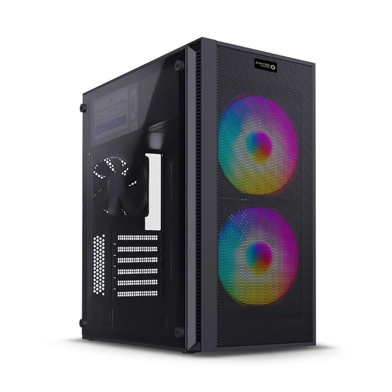 Case Gamer Random Enk3021 Con 2 Ventiladores Led Argb