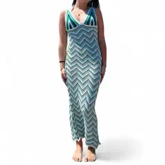 GENERICO - Vestido Arcoiris Hilo Tacto 468G Ane-39 Color Verde