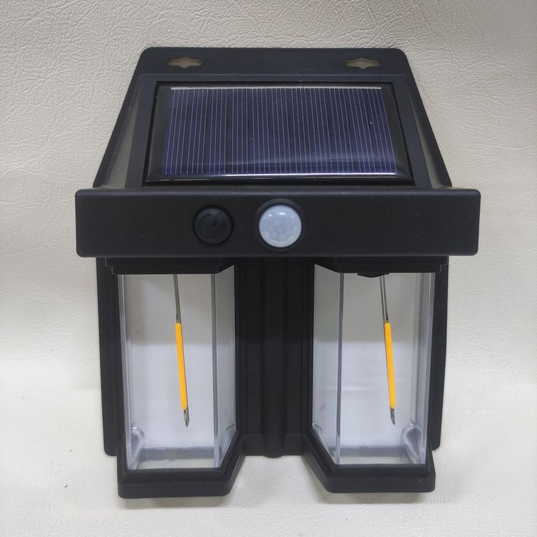 LAMPARA DOBLE SOLAR DE PARED F3576