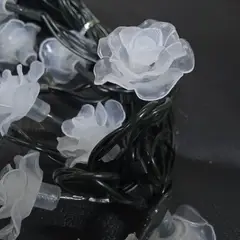 GENERICO - LUCES DE NAVIDAD SOLAR ROSA AMBAR 5M-20 LED