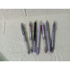 GENERICO - SET DE 7 LAPICEROS MIXTOS LILA