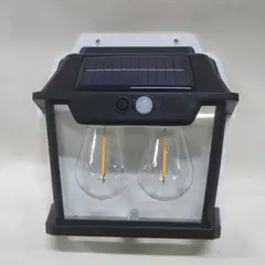 GENERICO - LAMPARA SOLAR CON 2 FOCOS -DJ-01-