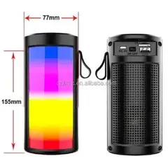 MORITA BAG STORE - PARLANTE BLUETOOTH INALAMBRICO 5W CON LUCES LED MODELO ZQS1201