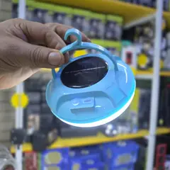 GENERICO - FOCO RECARGABLE Y SOLAR 2400 mAh -EM32-