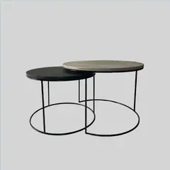 GENERICO - JUEGO DE MESAS DE CENTRO - IBIZA - ONIX