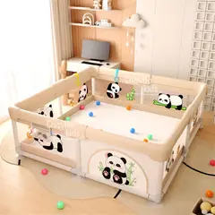 GENERICO - CORRAL INFANTIL DE TELA DIDACTICO 150 X 150 cm