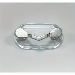 MORITA BAG STORE - PORTA GAFAS MAGNETICOS DE ACERO INOXIDABLE Y PLASTICO TRANSPARENTE