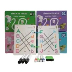 GENERICO - LIBRO TRAZOS PARA NIÑO Y NIÑA AUTODIDACTICO