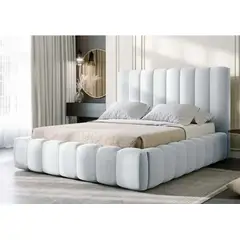 GENERICO - Cama Box Tarima Zafiro Plata 2 plazas La Industria