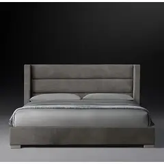 GENERICO - Cama Box Tarima Silver Gris Queen La Industria